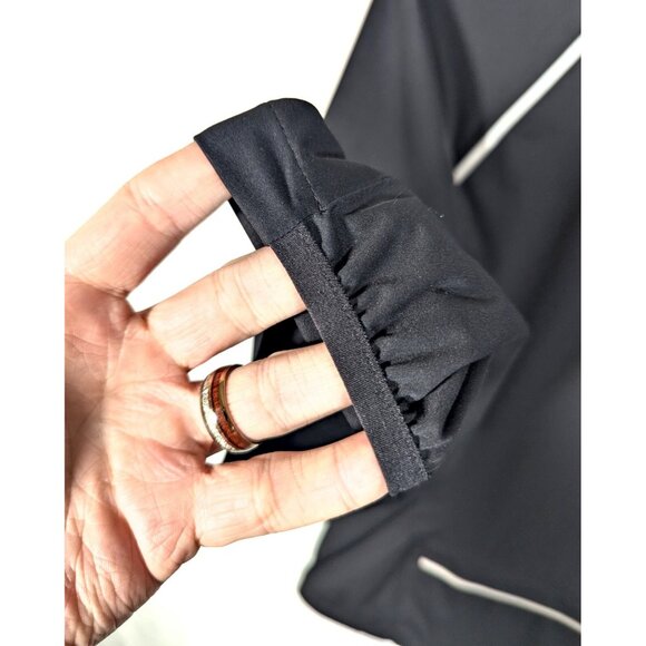 Showers Pass Cycling Rain Jacket M Waterproof Breathable Full Zip High Viz Black - Picture 9 of 10